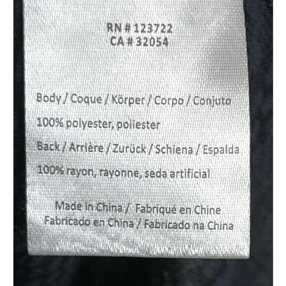 Anthropologie one September Women's XS Petite embroidered navy tunic blouse top - Picture 7 of 7